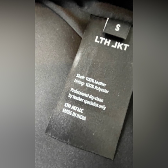 LTH Leather Biker Jacket - Picture 4 of 5